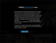Tablet Screenshot of czechgangbang.com